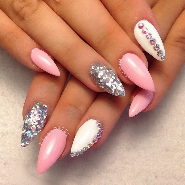  Nails Tumblr Also Light Pink Nail Art Design.  Free Image Nail Art