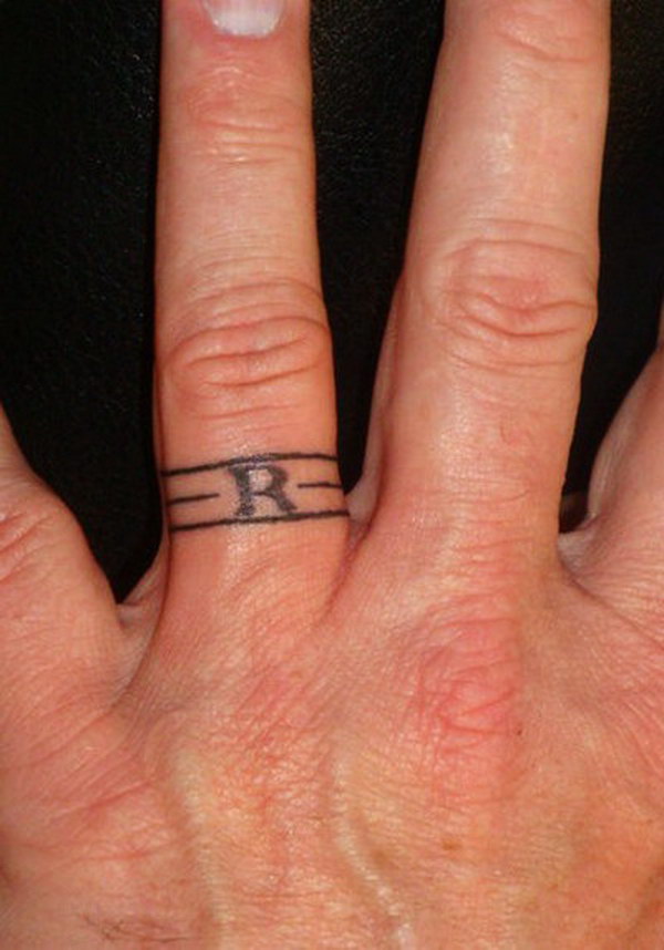 40+ Sweet & Meaningful Wedding Ring Tattoos