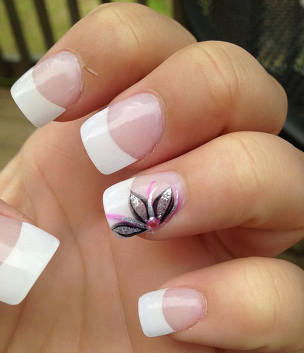 60 Fashionable French Nail Art Designs And Tutorials