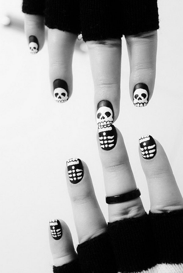 Halloween Nail Art. Cool Halloween Nail Art which show off your spooky spirit during the freakish festivities. 