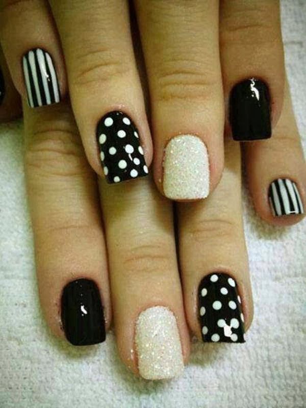 Easy Nail Designs for Beginners. So cute and simple that you can do it yourself. 