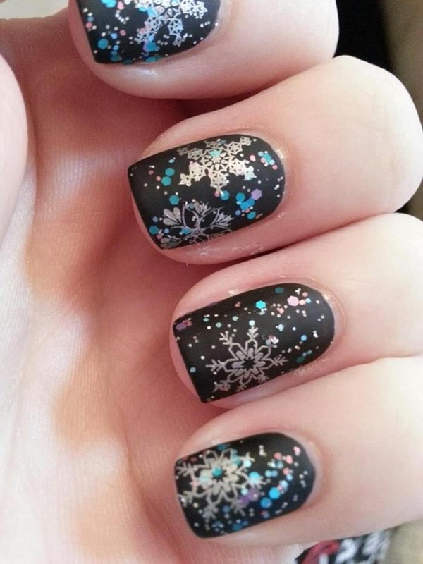 Cool Snowflake Nail Art. As symbols of the winter season, snowflake nail art are wonderful and can instantly make a regular manicure look like a work of art. 