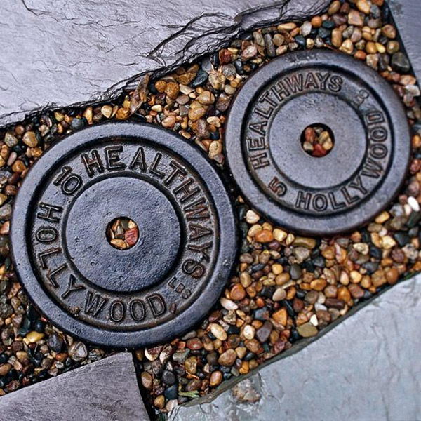 Weights Stepping Stone. Not only functional but also can be used to decorate your garden. Make the walk in your garden more exciting and fun. 