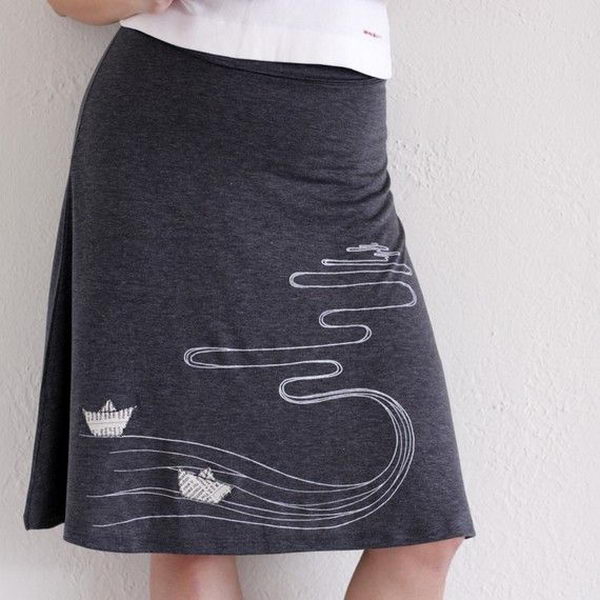 Handmade Girl Skirt. Do something new today that will be fashionable all summer. 