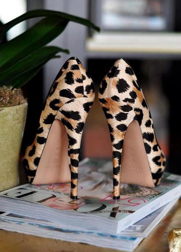 Leopard Printed Shoes. 