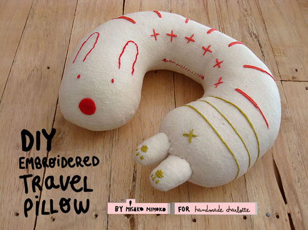 Neck Pillow. Super cute neck pillow like this is an excellent present for travelers. Neck pillow can make travelers more comfortable when they sleep on the airplane or train. 