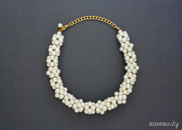 Pearl Necklace. This gorgeous handmade pearl necklace is an excellent present for your mom on her birthday or Mother's Day. Your mom will surely love to wear it. 