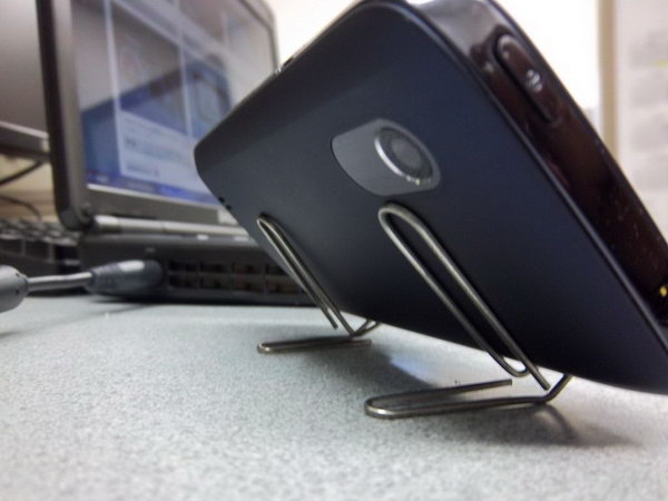 Paperclip iPhone Stand 
