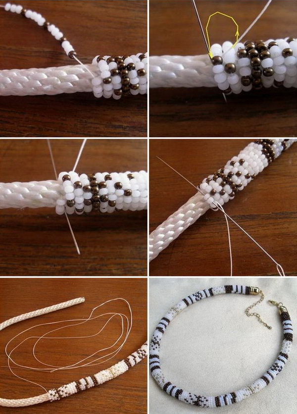 DIY Beaded Rope Necklace. This beaded rope necklace is super easy and quick to make. You can start by making one as a gift for your beloved daughter or young sister. 