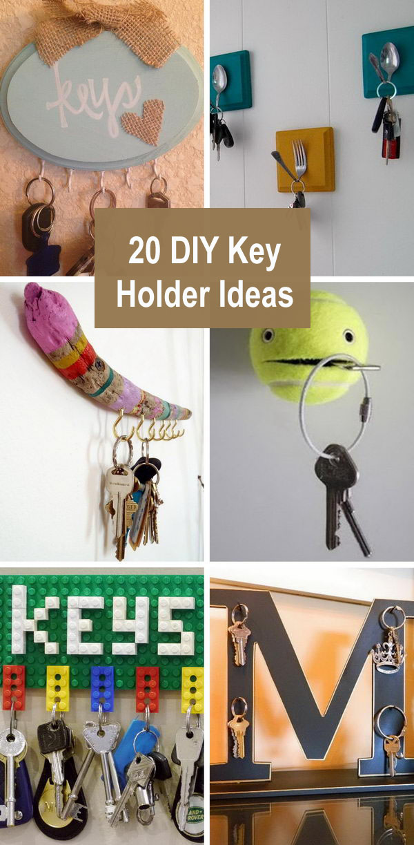 20+ DIY Key Holder Ideas 
