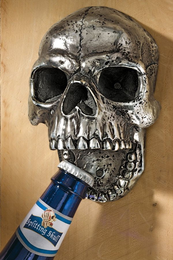 Design Toscano Gothic Skeleton Bottle Opener 