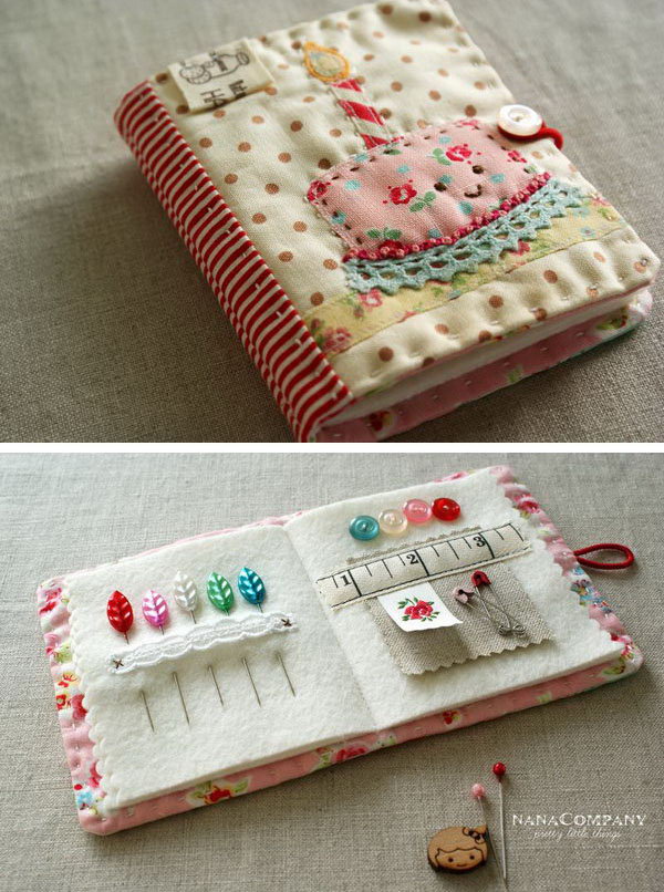 DIY Practical Needlebook. See how to do it 