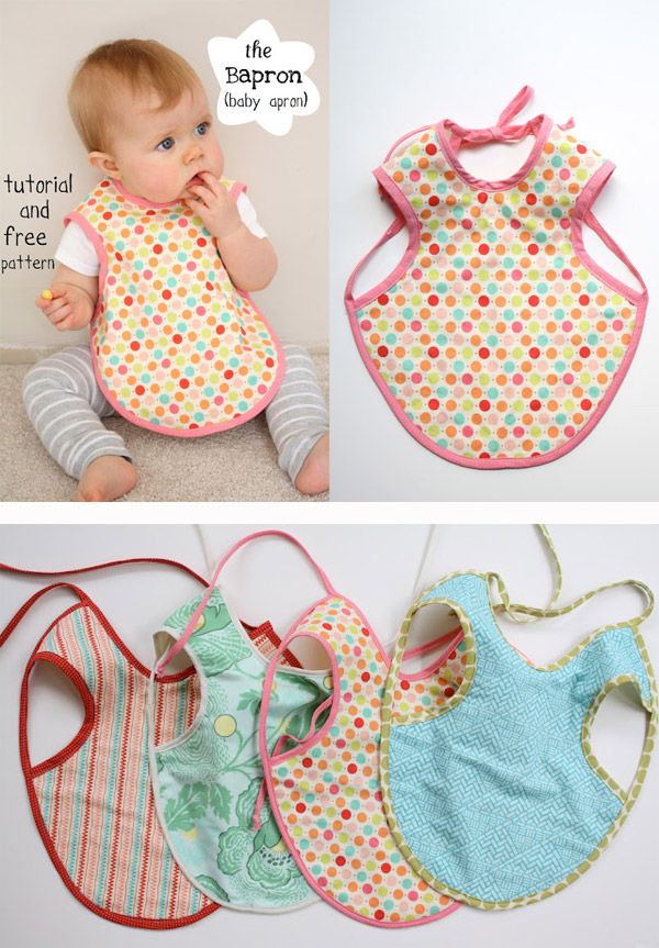 Adorable Baby Apron. Get the step by step instructions 