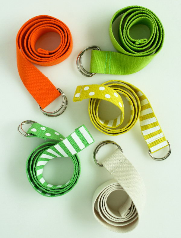 Easy D Ring Belts. See how to do it 