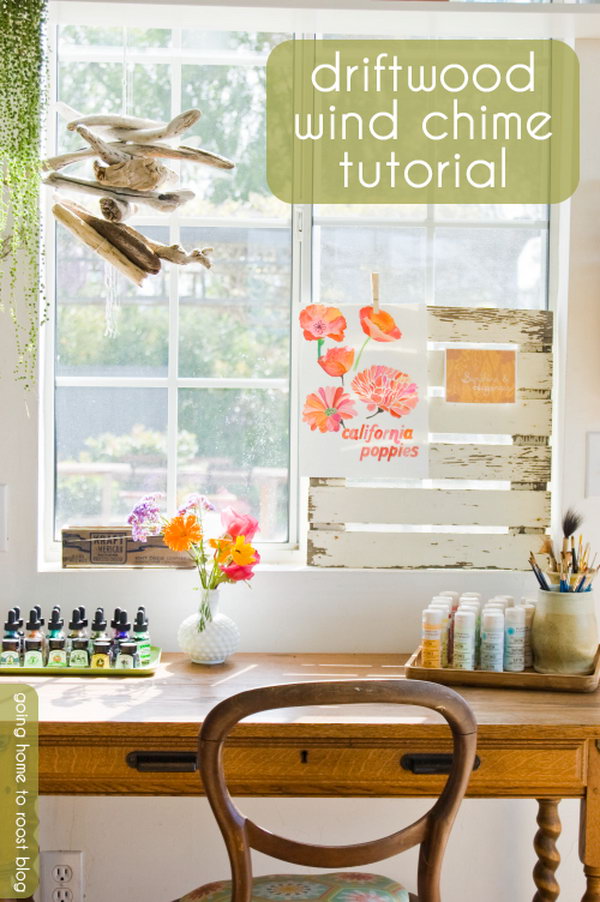 DIY Driftwood Wind Chime. Get the instructions 
