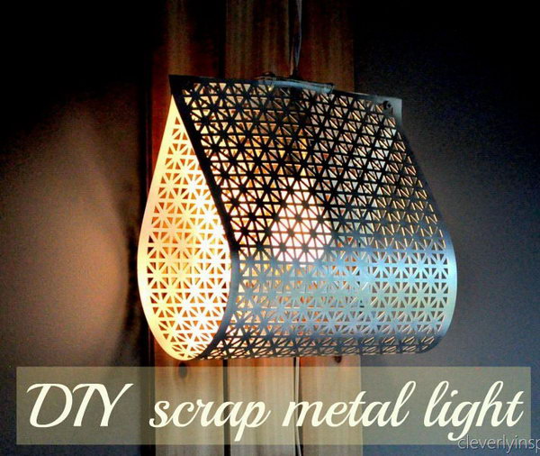 DIY Industrial Modern Pendant Light. 