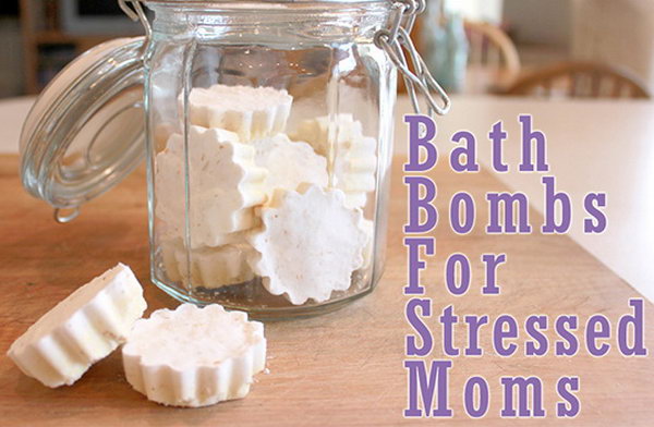 Homemade Bath Bombs for Stressed Moms 