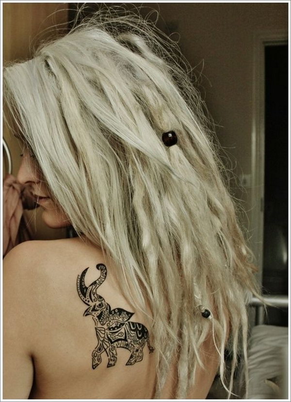 Cool Elephant Tattoo. 