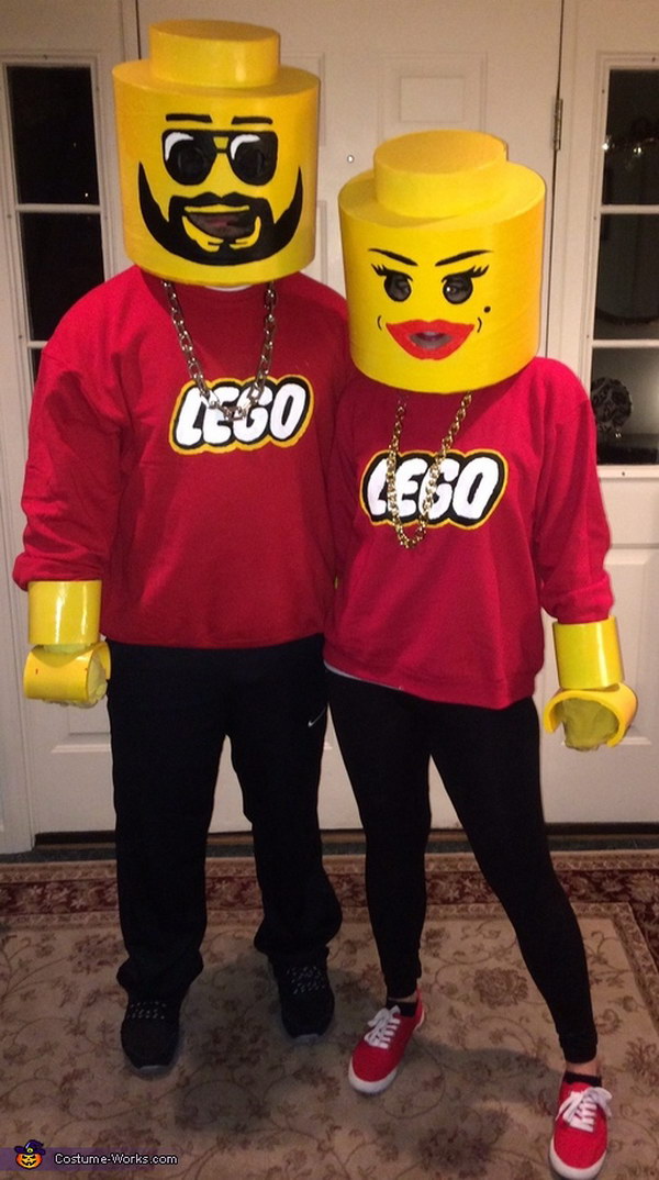 Lego Couple Costume. 