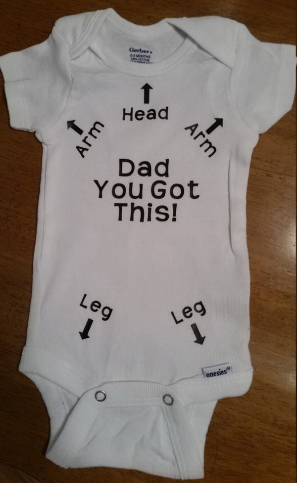 New Daddy Gift. This fun gift would surely make the new dad laugh. 