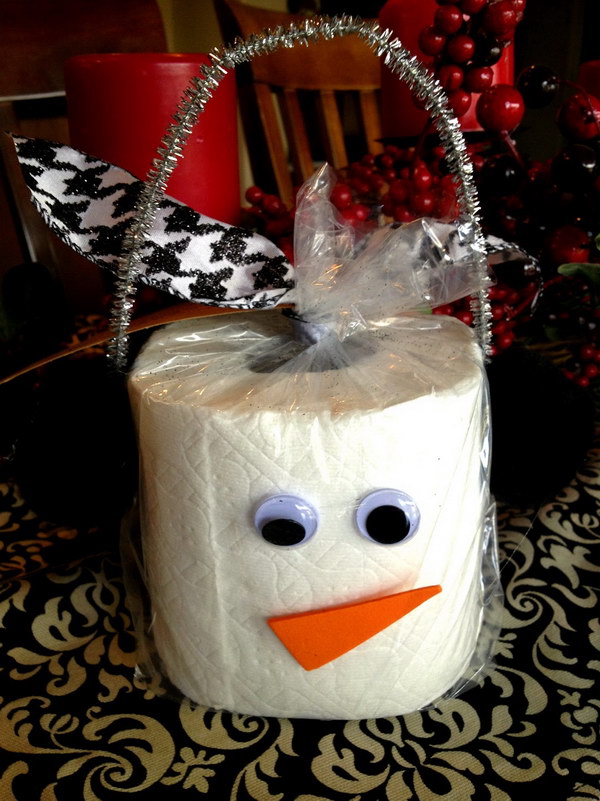 Cute Toilet Paper Christmas Gift. 