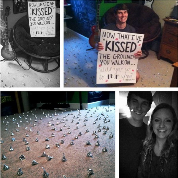 'Kiss' The Ground To Ask Someone To Prom. 