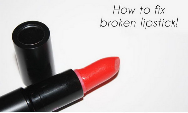 How to Fix A Broken Lipstick. 