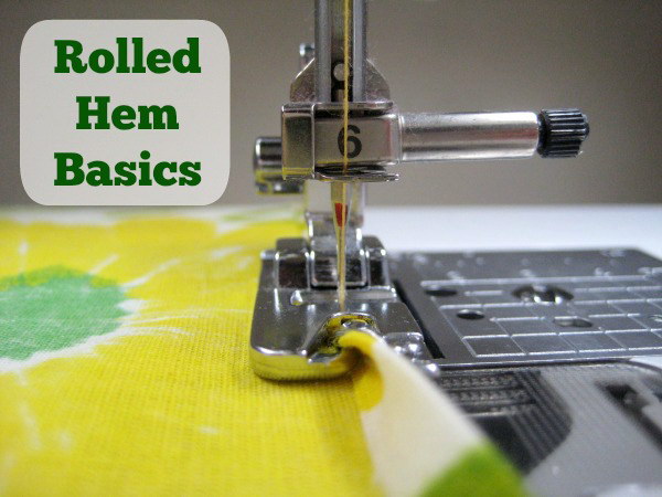 How to Make a Rolled Hem with This Trick. 