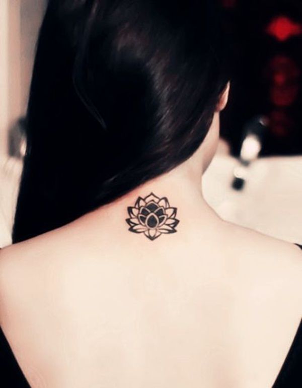 Small Lotus Flower Tattoo 