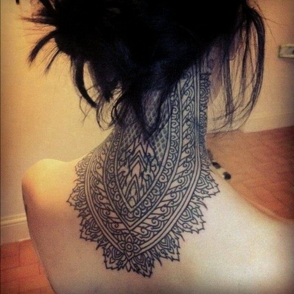 Gorgeous Lace Back  Tattoo 