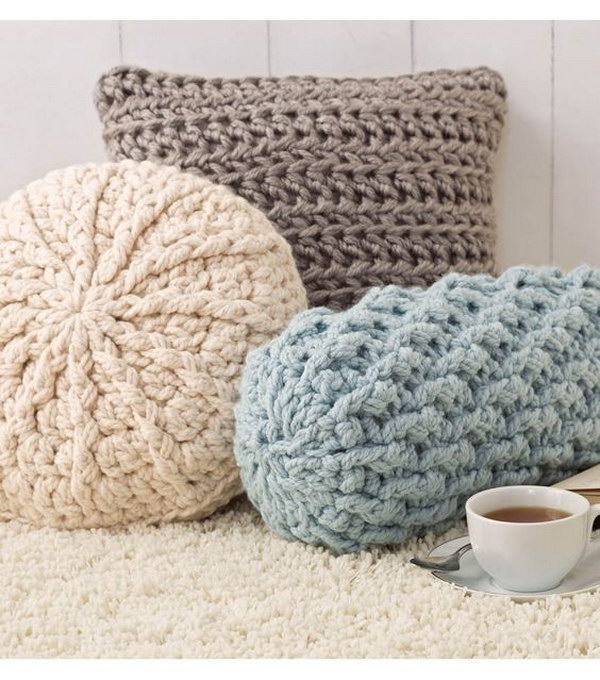 Cozy Crochet Pillows Free Pattern 