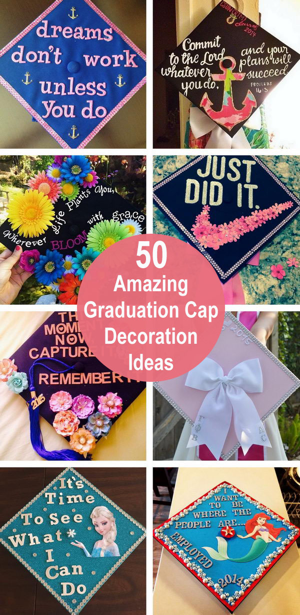 50+ Amazing Graduation Cap Decoration Ideas 