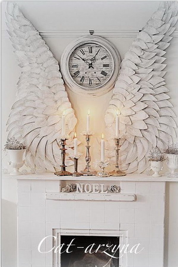 Shabby Chic  Wings Made Out Of Paper Plates 