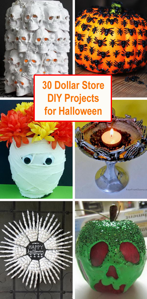 Dollar Store DIY Projects for Halloween. 
