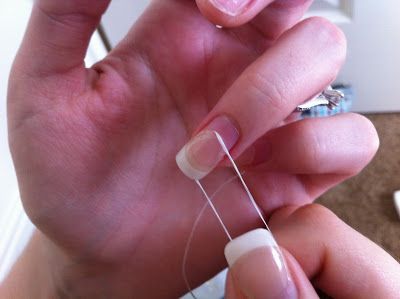 Remove Acrylic or Gel Nails Using Only Dental Floss. 