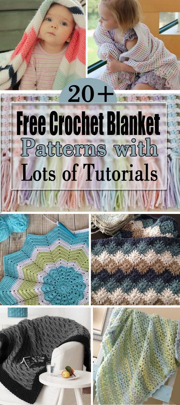 Free Crochet Blanket Patterns with Lots of Tutorials! 