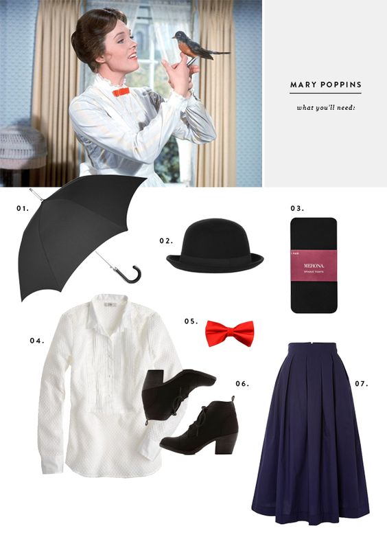 Mary Poppins costume. 
