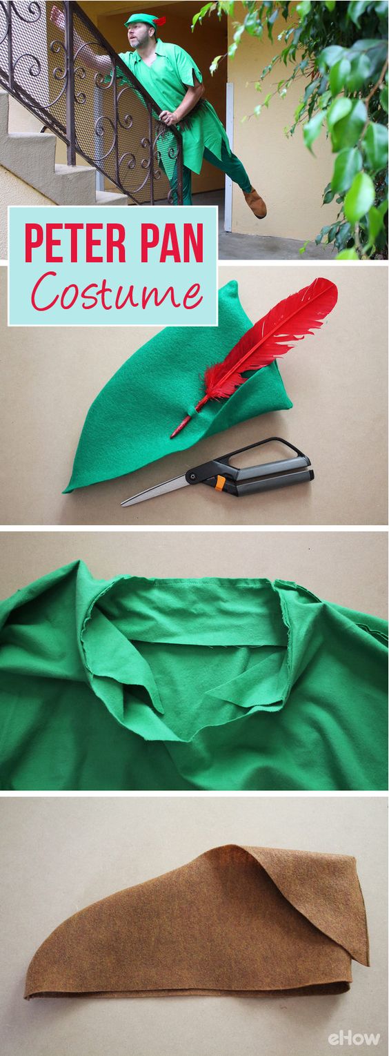DIY Peter Pan costume. 