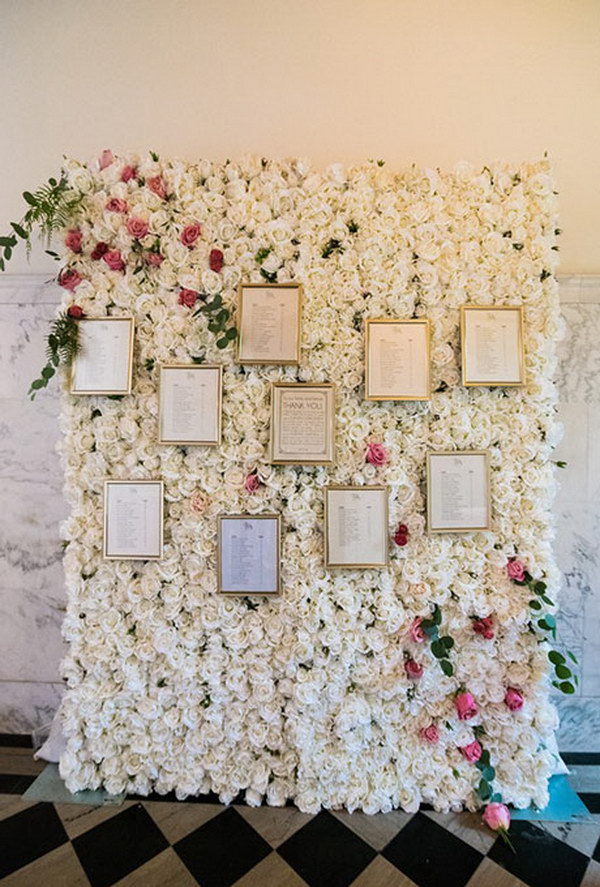 Stunning Flower Ceremony Photo Booth Backdrop 