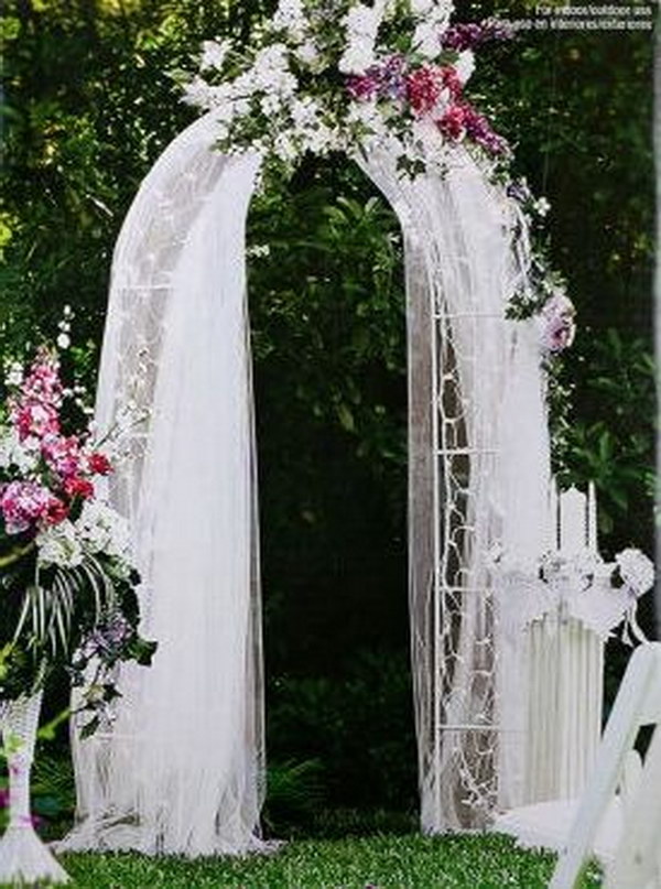 Elegant Decorated Archway Or Photo Booth 