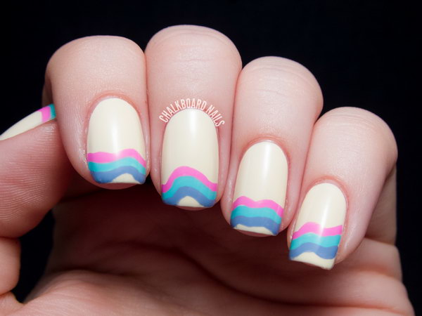 Wavelength French Manicure. Get the tutorial 