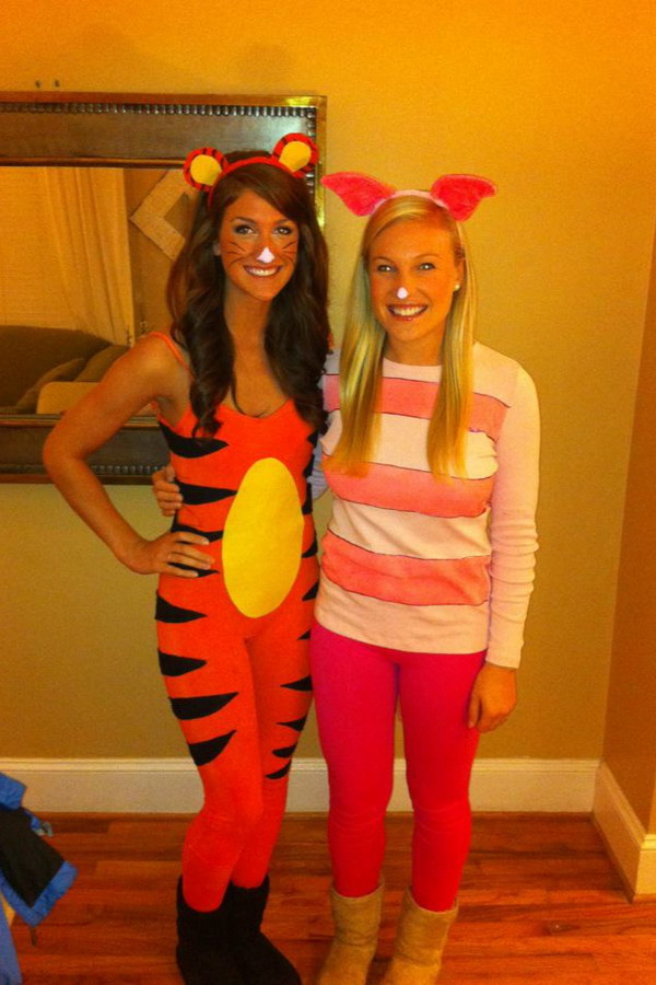 Tigger and Piglet Halloween Costume 