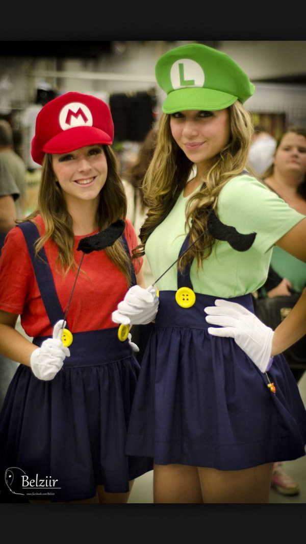 Mario and Luigi Best Friends Costumes 
