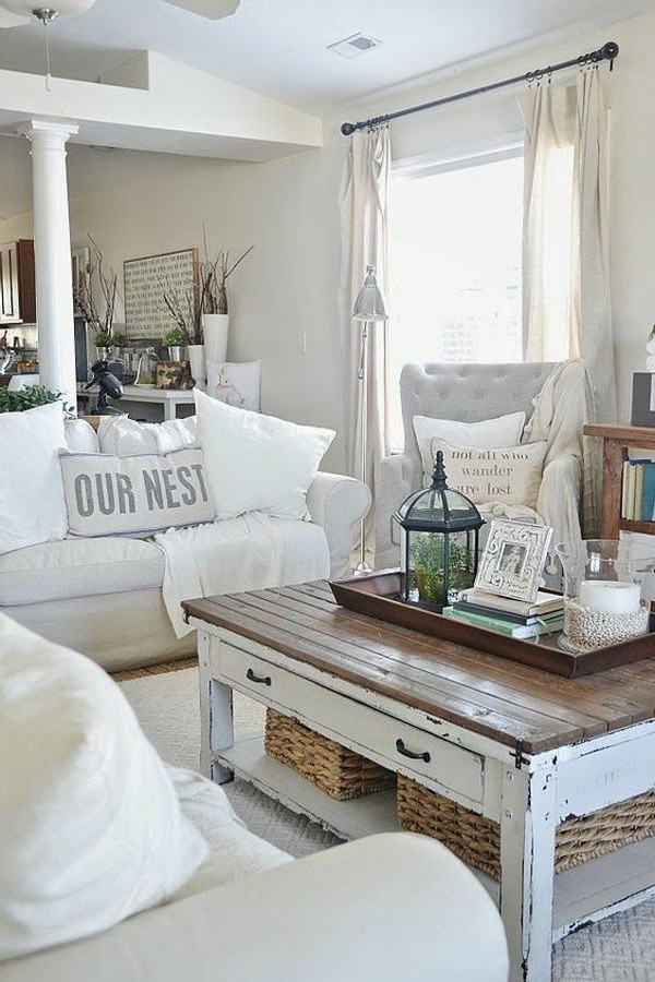 Rustic Chic Coffee Table 