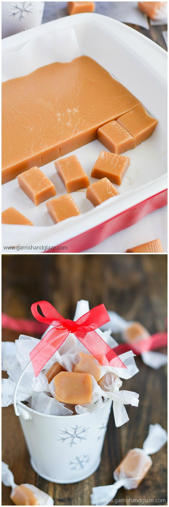 Soft, Buttery, Melt In Your Mouth Homemade Christmas Caramels. 