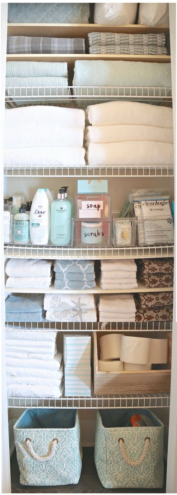 Creative Ways to Organize a Linen Closet or Cabinet. 