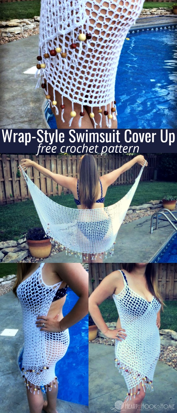 Swimsuit Cover Up Crochet Pattern. 