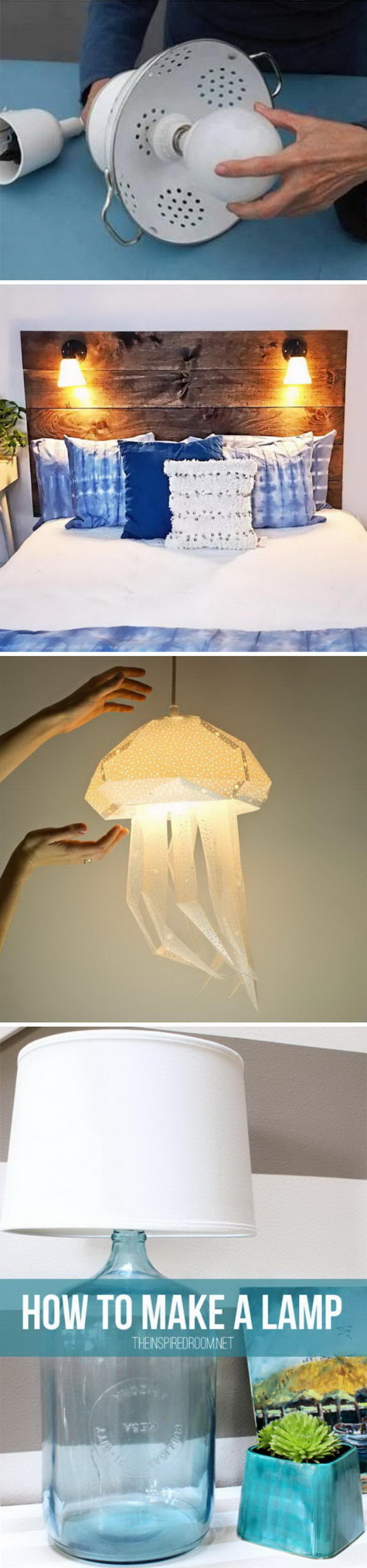 20 Easy DIY Lamp Ideas for Home Decor. 