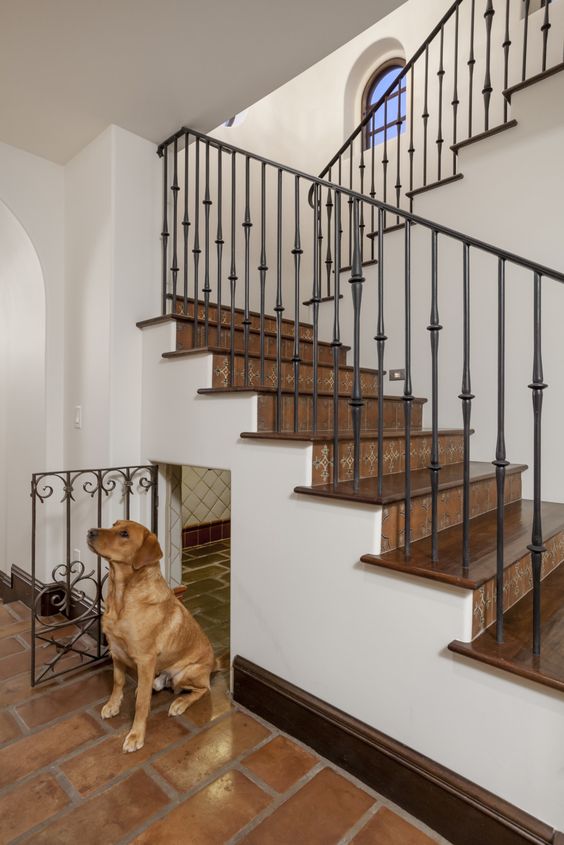 Dog House Under Stairs. 