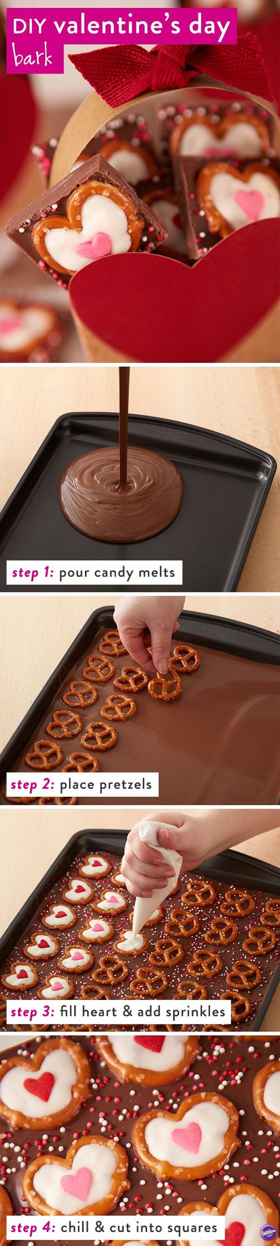 Candy Melts Treats for Your Valentine. 